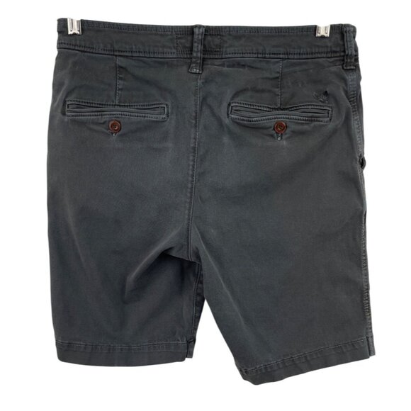 American Eagle Outfitters Extreme Flex Black Cargo Shorts Casual Chino Mens 30x9 - Picture 4 of 7